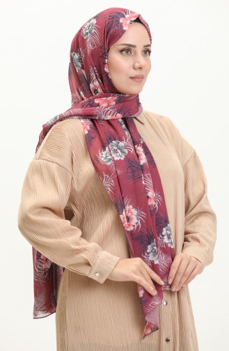 Aymina Silk Chiffon Shawl 8012-11 Dusty Rose 8012-11