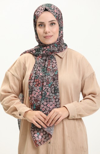 Aymina Silk Chiffon Shawl 8012-13 Powder 8012-13