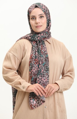 Aymina Silk Chiffon Shawl 8012-13 Powder 8012-13