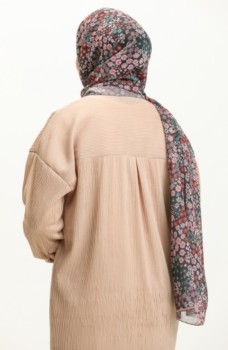 Aymina Seiden-Chiffon-Schal 8012-13 Puder 8012-13