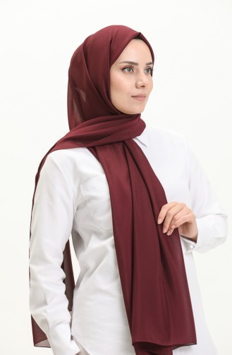 Karaca Silvery Shawl 81006-05 Claret Red 81006-05