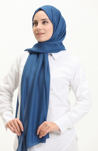 Karaca Simli Şal 81006-08 İndigo