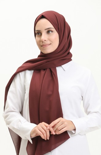 Karaca Silvery Shawl 81006-19 Dark Claret Red 81006-19