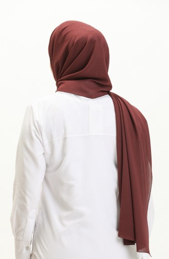 Karaca Silvery Shawl 81006-19 Dark Claret Red 81006-19