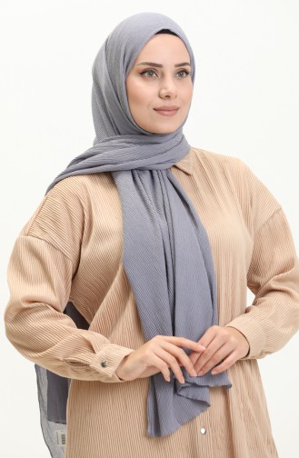 Mio Şal 1058-41 Gümüş Gri