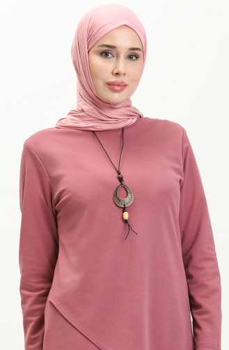  Necklace Two Piece Suit  0704-03 Dusty Rose 0704-03