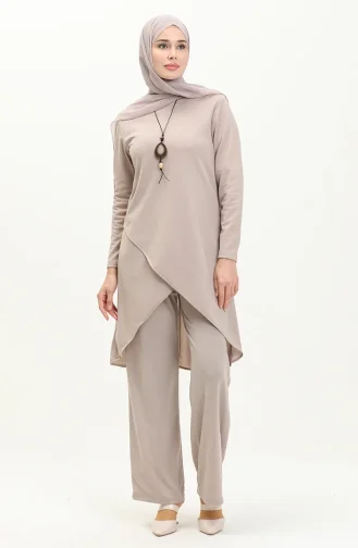 Ensemble Tunique Pantalon 0704-09 Beige 0704-09