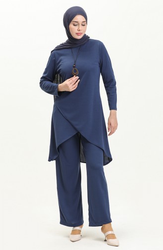 Necklace Two Piece Suit 0704-10 Indigo 0704-10