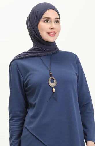 Ensemble Tunique Pantalon 0704-10 İndigo 0704-10