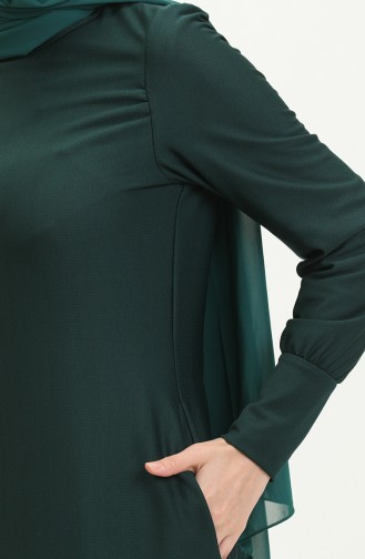 Pocket Dress 0665-01 Emerald Green 0665-01