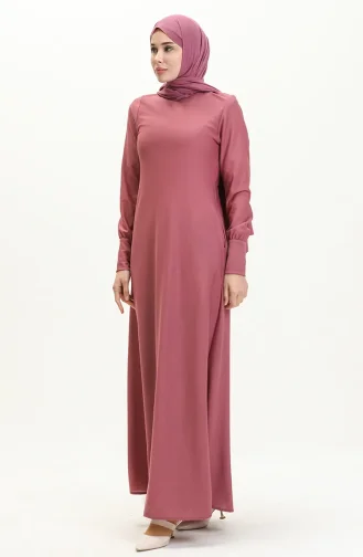 Robe avec Poche 0665-02 Rose Pâle 0665-02