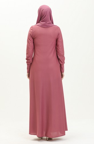 Robe avec Poche 0665-02 Rose Pâle 0665-02