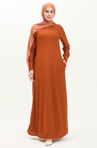 Cepli Elbise 0665-05 Taba
