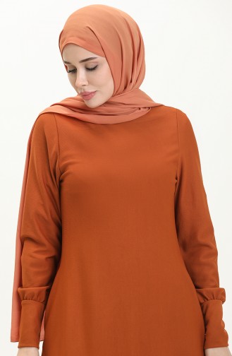 Cepli Elbise 0665-05 Taba