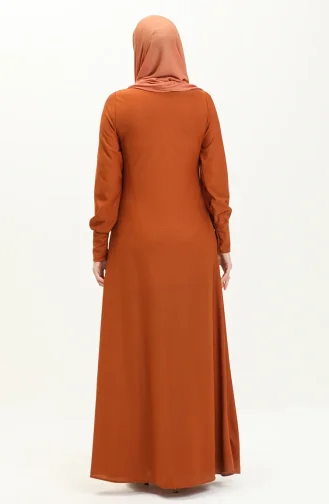 Robe avec Poche 0665-05 Brique 0665-05