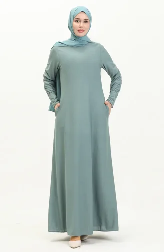 Kleid mit Taschen  0665-08 Grün 0665-08