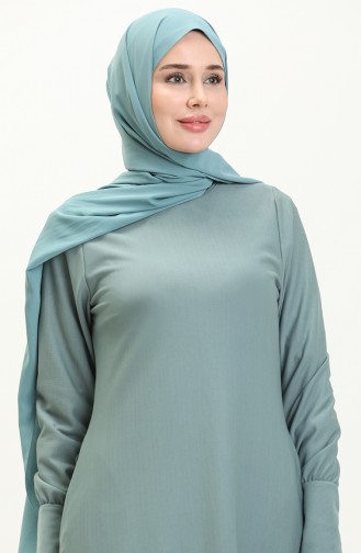 Green İslamitische Jurk 0665-08