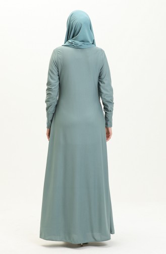 Green İslamitische Jurk 0665-08