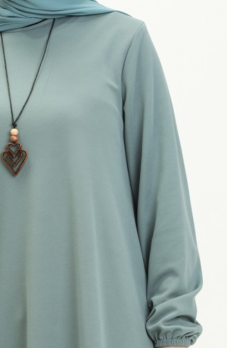 Necklace Long Tunic 2727-01 Green 2727-01