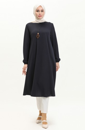 Navy Blue Tuniek 2727-03