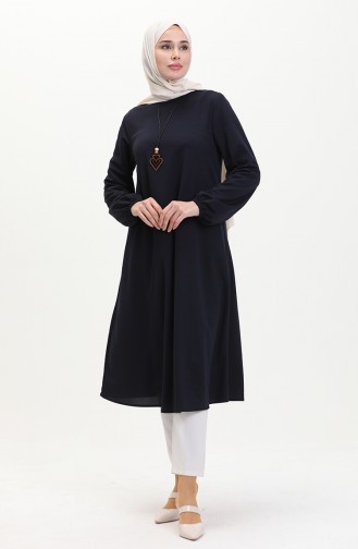 Navy Blue Tuniek 2727-03