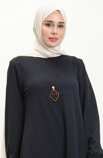 Navy Blue Tuniek 2727-03