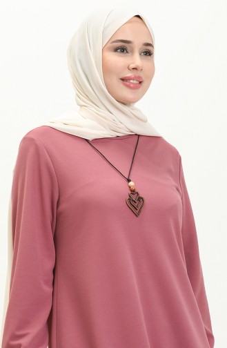 Necklace Long Tunic 2727-05 Dusty Rose 2727-05