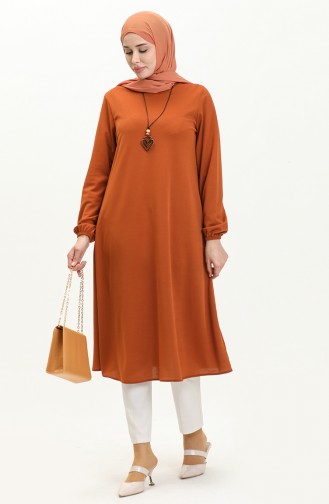 Necklace Long Tunic 2727-06 Tan 2727-06