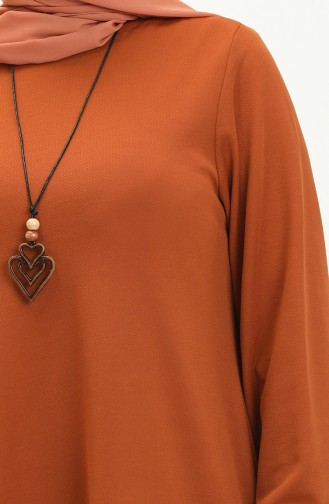 Necklace Long Tunic 2727-06 Tan 2727-06