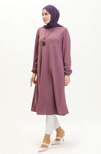 Necklace Long Tunic 2727-09 Lilac 2727-09