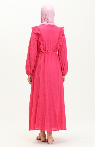 Fuchsia İslamitische Jurk 5729