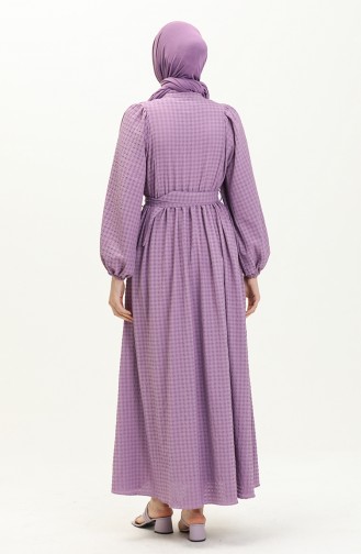 Lila Hijab Kleider 5621