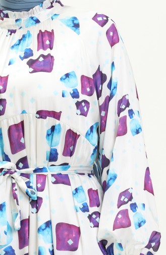 Purple İslamitische Jurk 5451