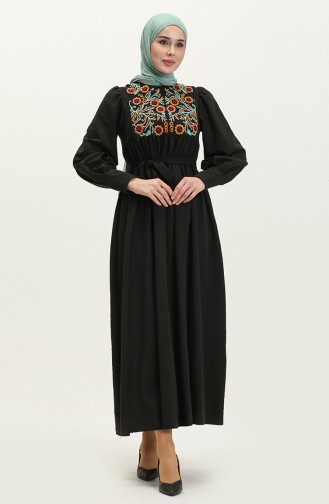 Black İslamitische Jurk 5516