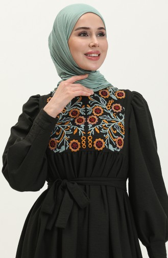 Black İslamitische Jurk 5516