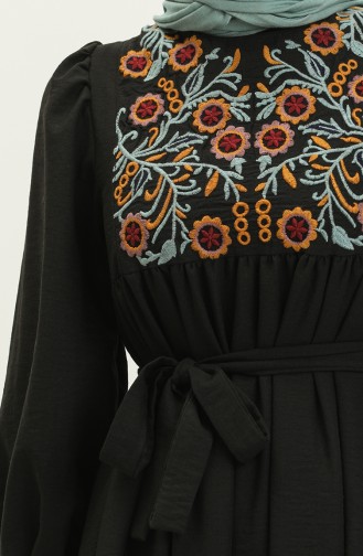 Black İslamitische Jurk 5516