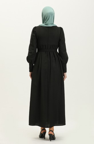 Black İslamitische Jurk 5516