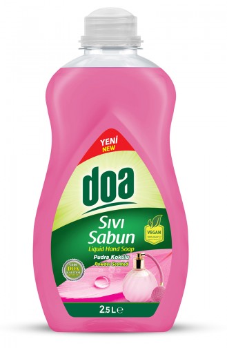 Doa Sıvı Sabun El Sabunu Pudra Kokulu 2500 Ml