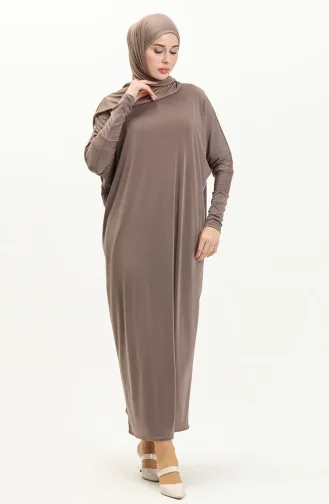 Fledermausärmel Sandy Kleid 4334-05 Nerz 4334-05