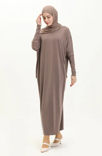 Fledermausärmel Sandy Kleid 4334-05 Nerz 4334-05
