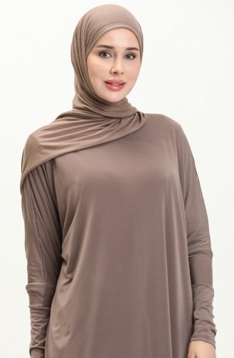 Fledermausärmel Sandy Kleid 4334-05 Nerz 4334-05