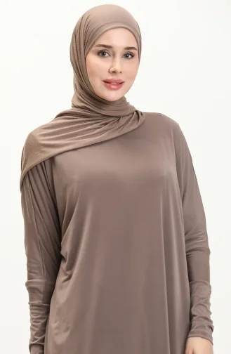 Fledermausärmel Sandy Kleid 4334-05 Nerz 4334-05