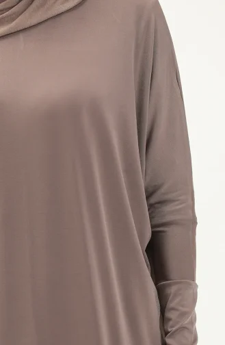 Fledermausärmel Sandy Kleid 4334-05 Nerz 4334-05