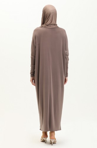 Fledermausärmel Sandy Kleid 4334-05 Nerz 4334-05