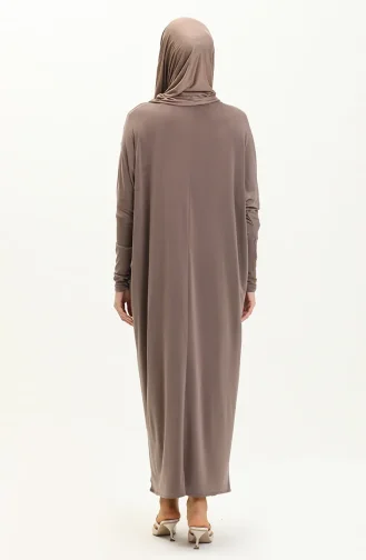 Fledermausärmel Sandy Kleid 4334-05 Nerz 4334-05