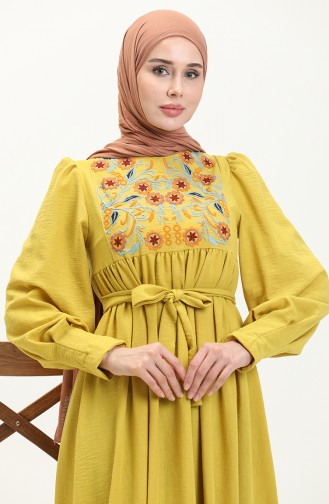 Oil Green İslamitische Jurk 5512