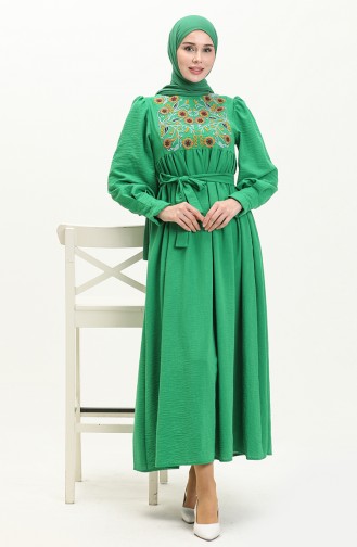 Green İslamitische Jurk 5510