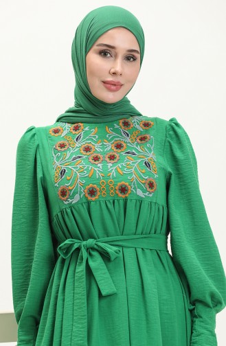Green İslamitische Jurk 5510