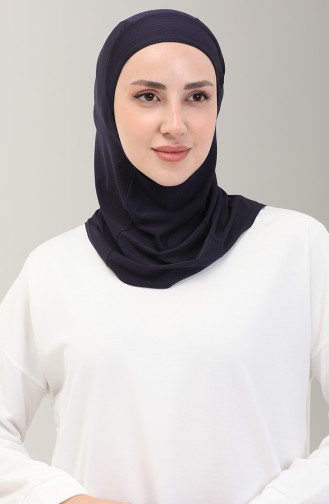 Vesla women s Sports Headscarf 1000-02 Navy Blue 1000-02