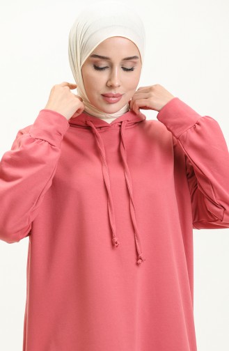 Hooded Tracksuit Set 0057-03 Dusty Rose 0057-03